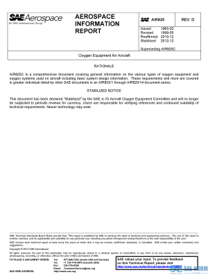 SAE AIR 825 Series PDF