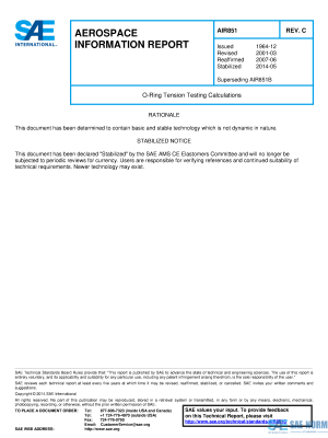 SAE AIR 851 Series PDF