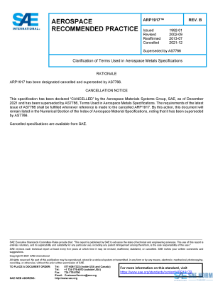 SAE ARP 1917 Series PDF