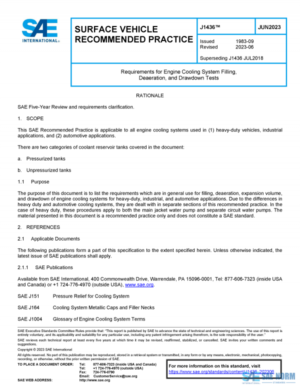 SAE J 1436 Series PDF