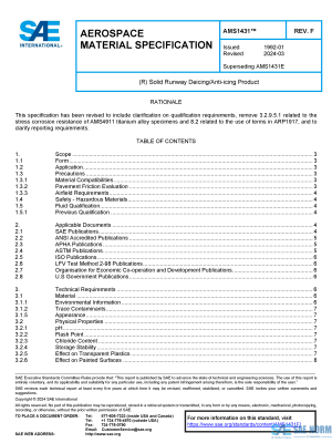 SAE AMS 1431 Series PDF