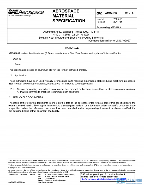 SAE AMS 4183 Series PDF