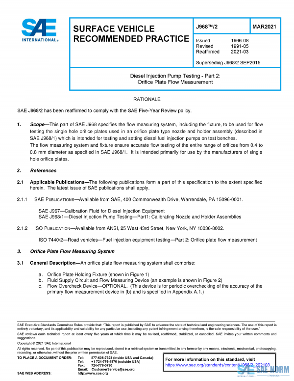 SAE J 968/2 Series PDF