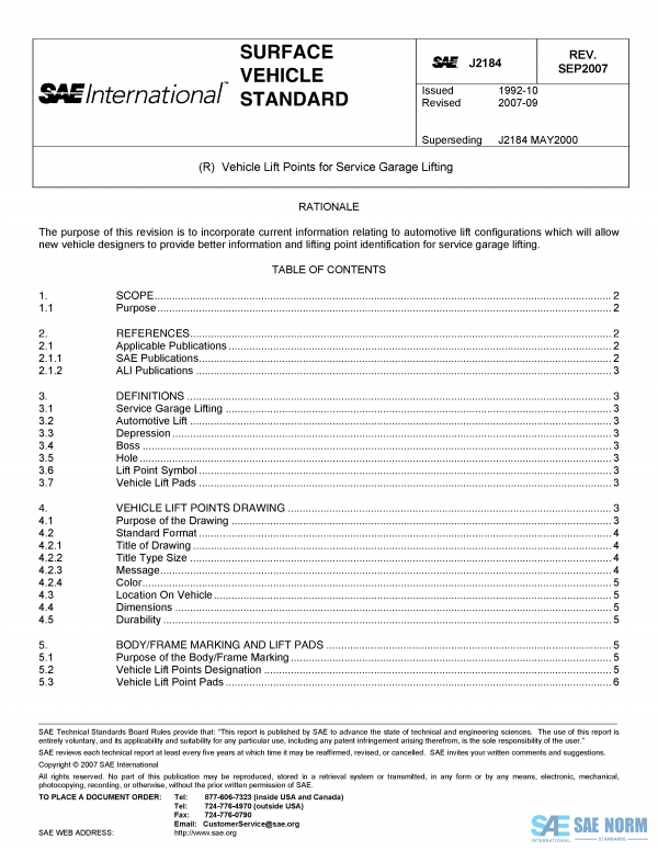 SAE J 2184 Series PDF