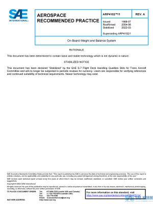 SAE ARP 4102/1 Series PDF