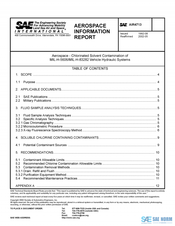 SAE AIR 4713 Series PDF