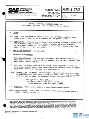 SAE AMS 3107/3 Series PDF