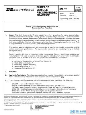 SAE J 1666 Series PDF