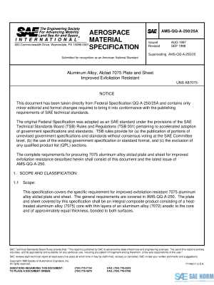 SAE AMSQQA 250/25 Series PDF