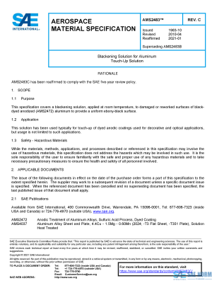 SAE AMS 2483 Series PDF