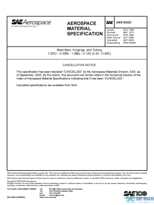 SAE AMS 6432 Series PDF