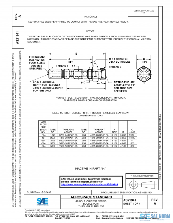 SAE AS 21941 Series PDF