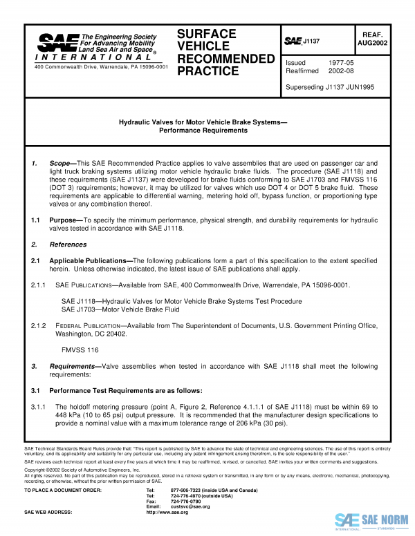 SAE J 1137 Series PDF