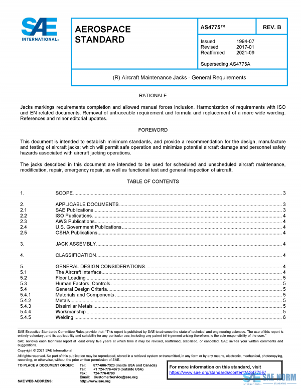 SAE AS 4775 Series PDF