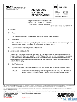 SAE AMS 4377 Series PDF