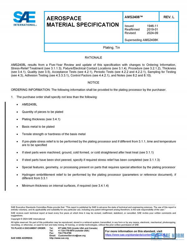 SAE AMS 2408 Series PDF