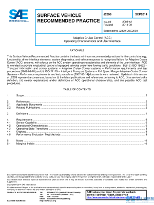 SAE J 2399 Series PDF