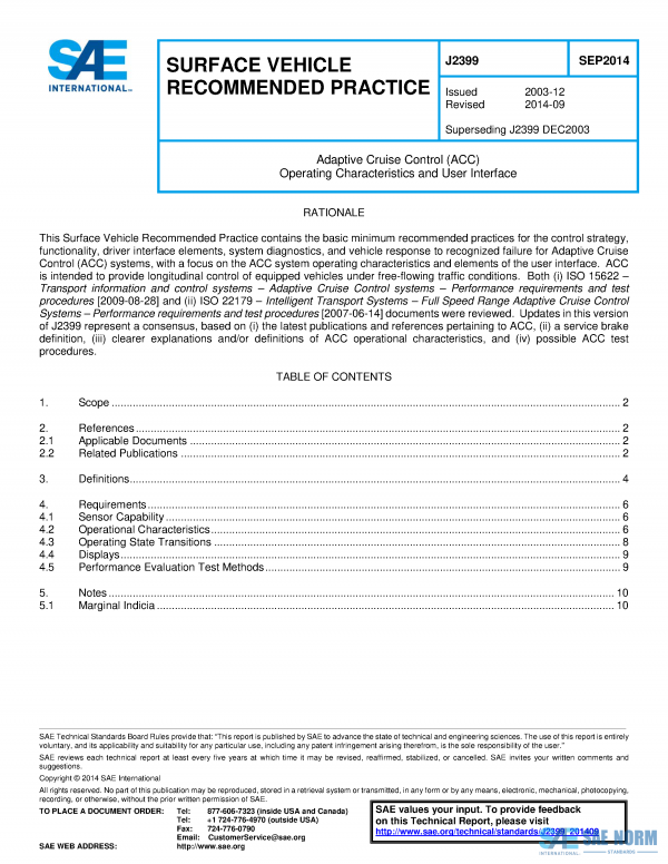 SAE J 2399 Series PDF