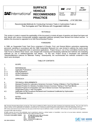 SAE J 1747 Series PDF