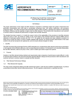 SAE ARP 1827 Series PDF