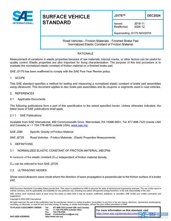 SAE J 3175 Series PDF