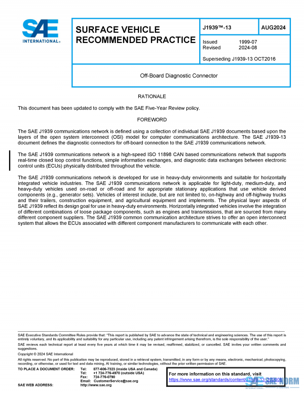 SAE J 1939/13 Series PDF