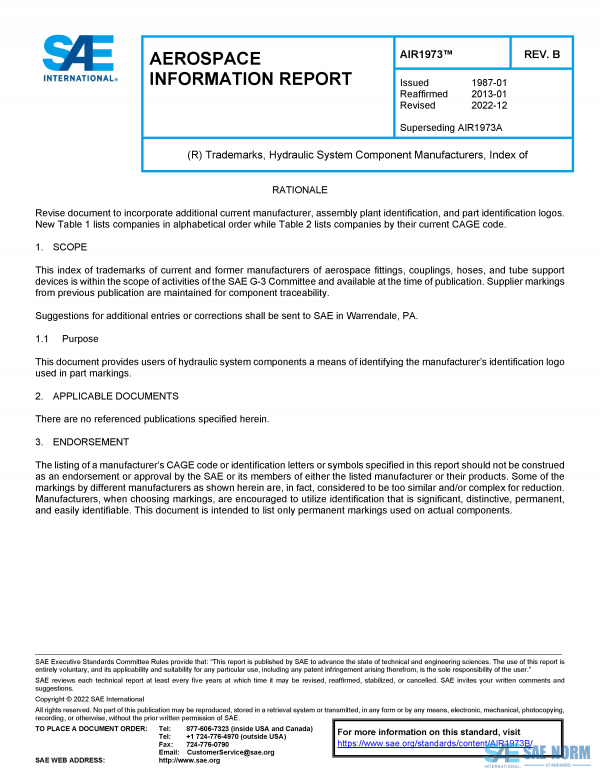 SAE AIR 1973 Series PDF