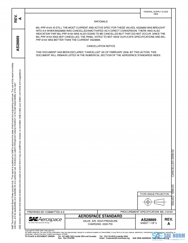 SAE AS 28889 Series PDF