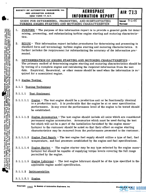 SAE AIR 713 Series PDF
