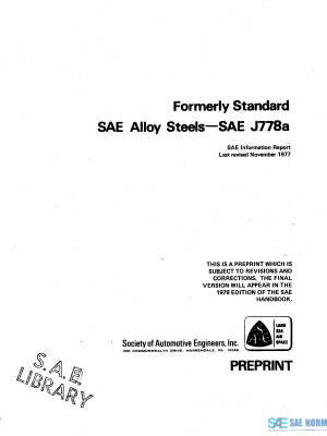 SAE J 778 Series PDF