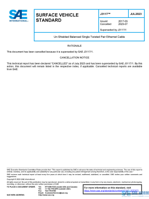 SAE J 3117 Series PDF