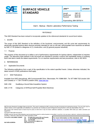 SAE J 994 Series PDF