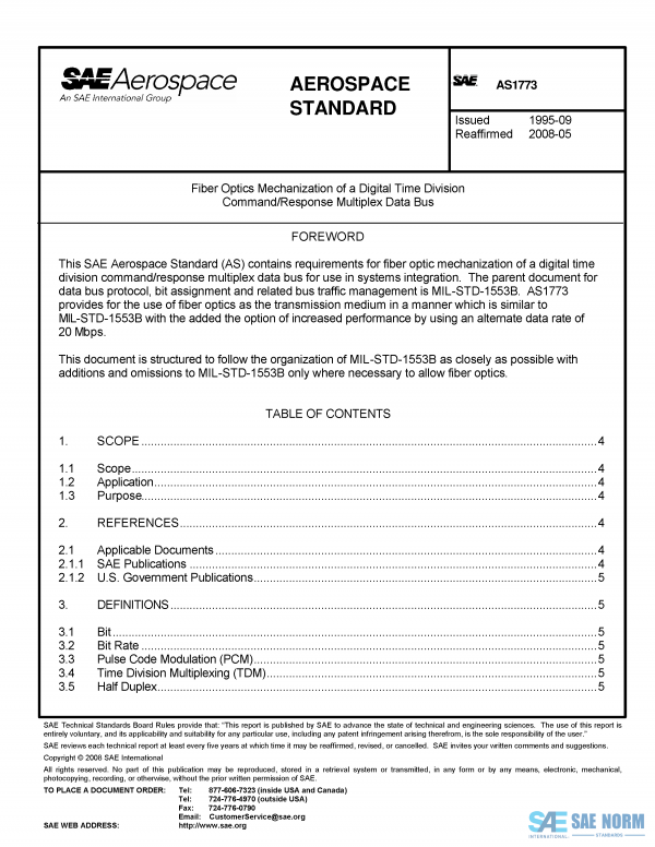 SAE AS 1773 Series PDF