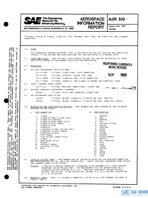 SAE AIR 310 Series PDF
