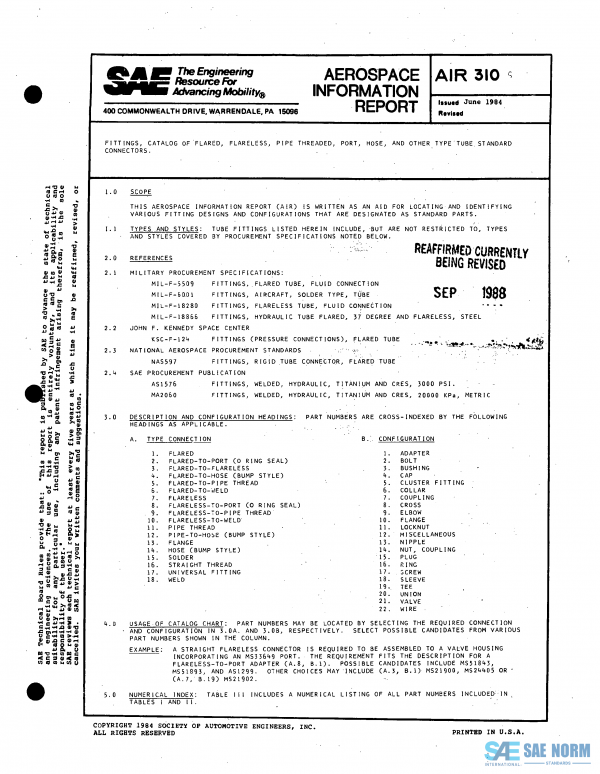 SAE AIR 310 Series PDF