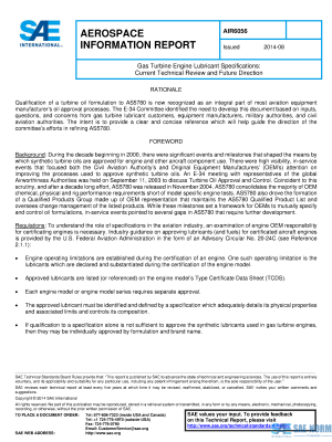 SAE AIR 6056 Series PDF