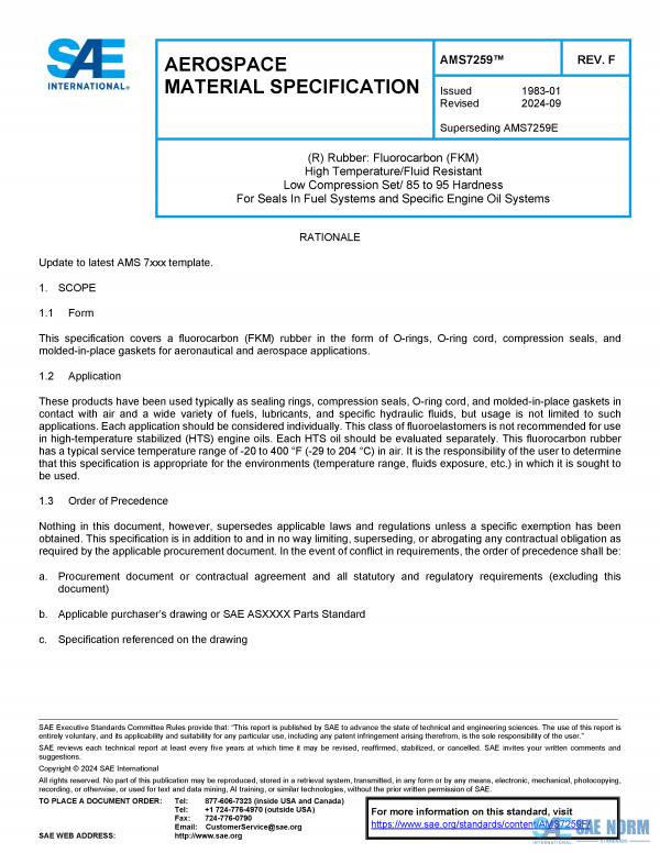 SAE AMS 7259 Series PDF