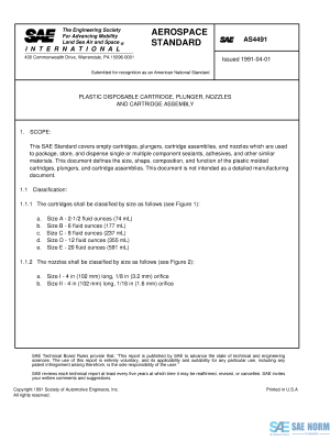 SAE AS 4491 Series PDF