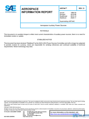 SAE AIR 744 Series PDF
