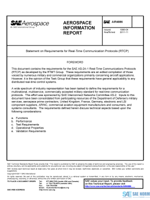 SAE AIR 4886 Series PDF