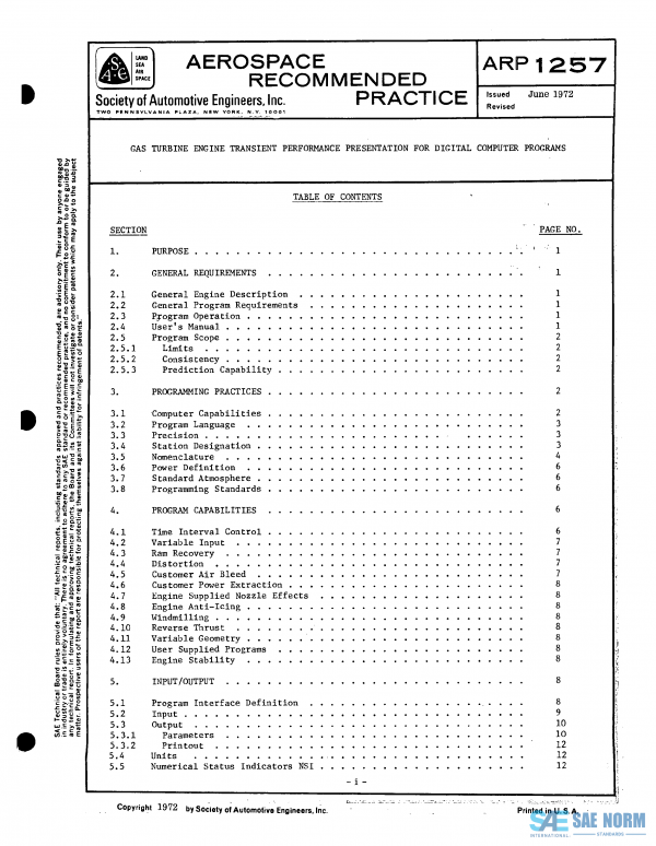 SAE ARP 1257 Series PDF