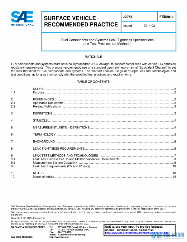 SAE J 2973 Series PDF