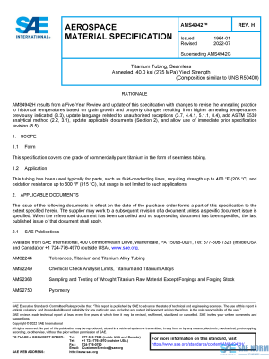 SAE AMS 4942 Series PDF