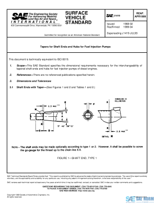 SAE J 1419 Series PDF
