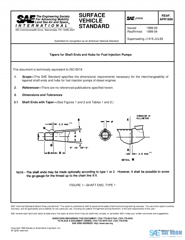 SAE J 1419 Series PDF