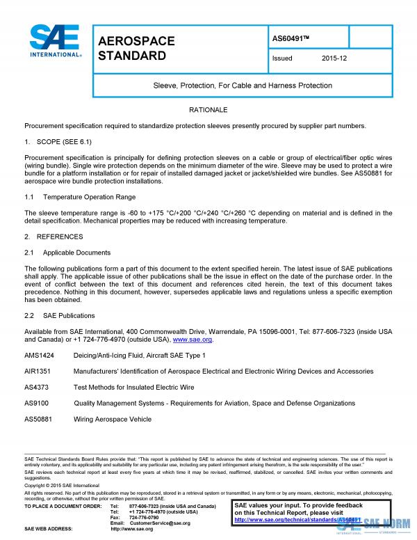SAE AS 60491 Series PDF