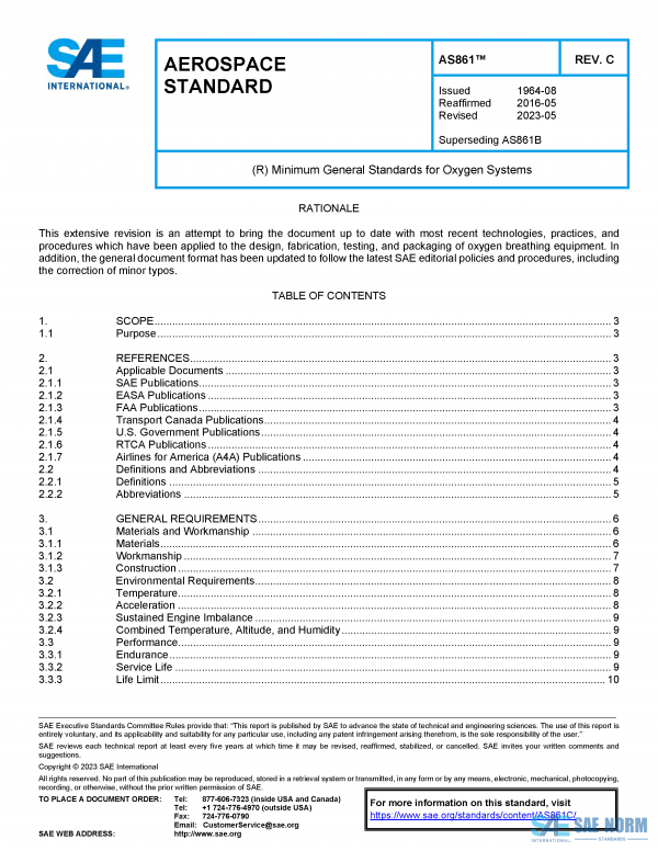SAE AS 861 Series PDF