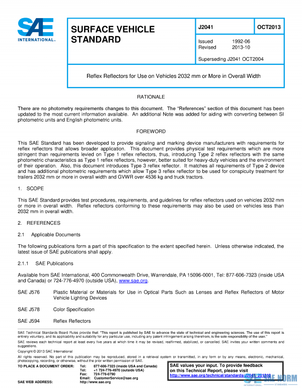 SAE J 2041 Series PDF