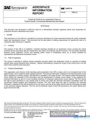 SAE AIR 5719 Series PDF