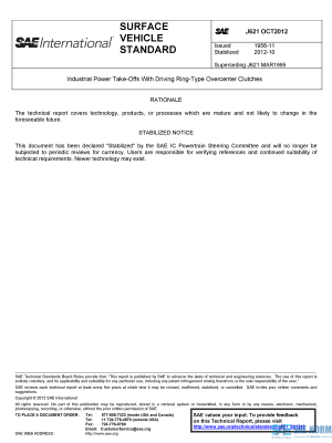 SAE J 621 Series PDF
